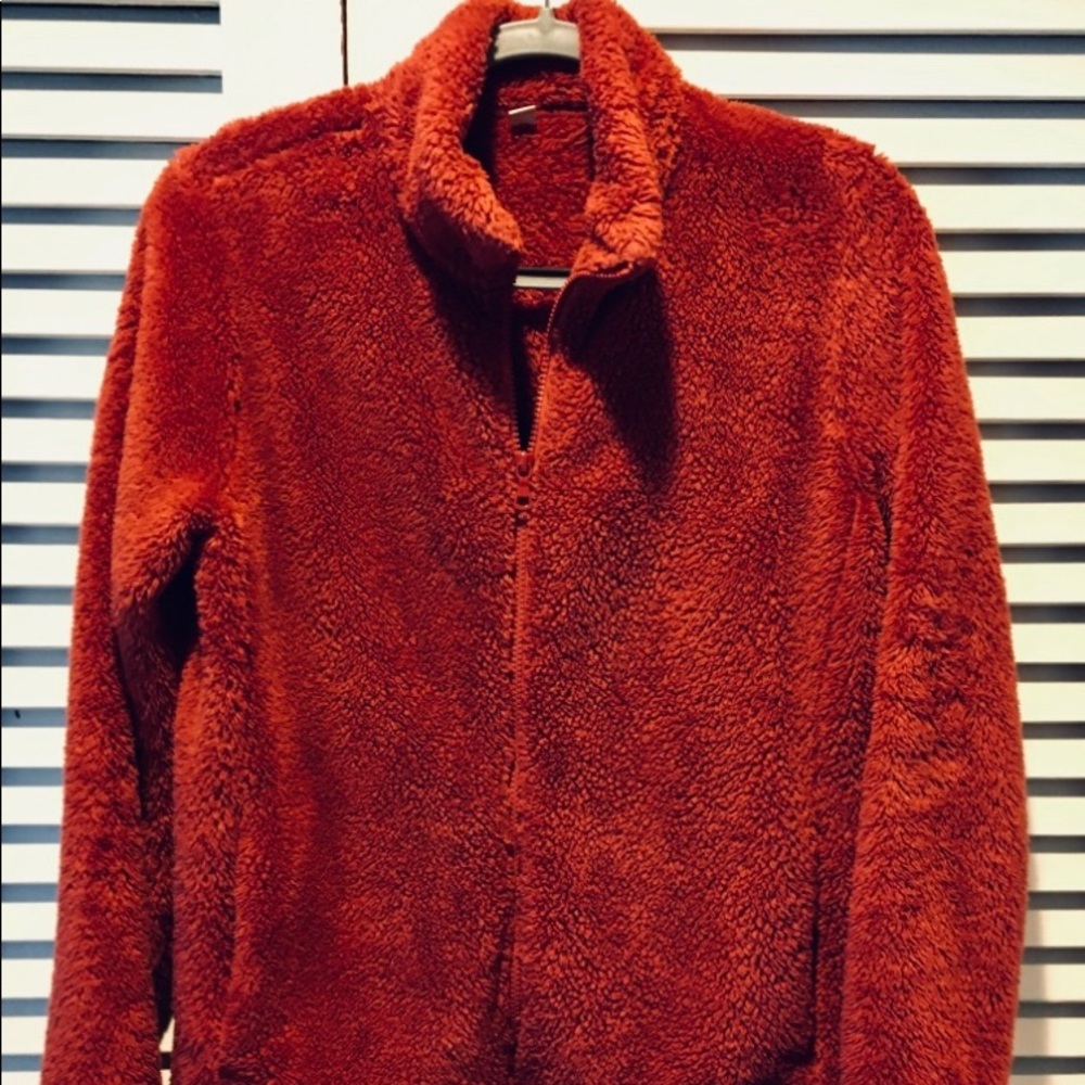 “Uniqlo” Plush Casual Zipper Jacket